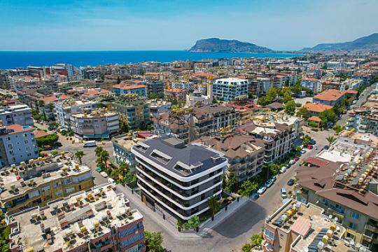 New apartments in the centre of Oba, only 450 m from the beach (1+1)