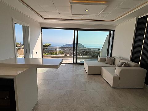 2-bedroom flat for sale with unique view in Tepe, Alanya