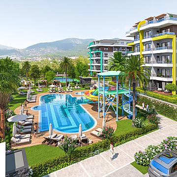 Luxury flats in a well-designed and modern residence in Oba (1+1)
