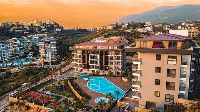 New luxury flats in modern complex in Kestel (3+1)